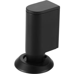 Strong Magnetic Windproof Door Stopper Heavy Duty Doorstops Wall&Wallpaper Protect Height Adjustable Door-Holder No Drilling Keep Door Open with Screws and Adhesive Pads, 2 Pack, Black