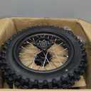 2.50-14 60/100-14 Front 3.00-12 80/100-12 Rear Rim Wheel Tires With 12-15mm Bearing for 50cc 90cc 110cc 125cc SSR125 TTR110 PW80 CRF70 KLX110 Apollo TaoTao DB14 Coolster Pit Bike Motorcycle