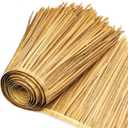 Berlune 16.5ft x 20in Thatch Roofing Mexican Tiki Hut Grass Skirting Roof Artificial Palm Thatch Rolls Tiki Bar Hut Duck Blind Grass Palapa Roofing for Garden Patio Umbrella Fence Party Decoration