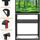 Fish Tank Stand, Aquarium Stand for 20 Gallon, Upgrade Aquarium Turtle Tank, Adjustable 2-Tier Fish Tank Rack ( 24.8" L x 13" W x 30.1" H )