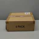 5 Pack Stackable Closet Storage Basket - Stackable Storage Bins, Multifunctional & Foldable Closet Organizer Waterproof, Wardrobe Cupboard Space-Saving Hat Storage Drawer Organizer, White