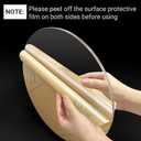 1/8" Round Plexiglass Sheet | Clear Acrylic Circle, Round Cake Disk Acrylic Sheet, Plexiglass Table Top, Round Acrylic Backdrop| Clear | Custom Size | 2 Pack