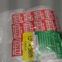 2 Pack 12 Inch x 72 ft Total Bubble Packing Wrap for Moving Boxes Shipping Cushioning Supplies Perforated Every 12