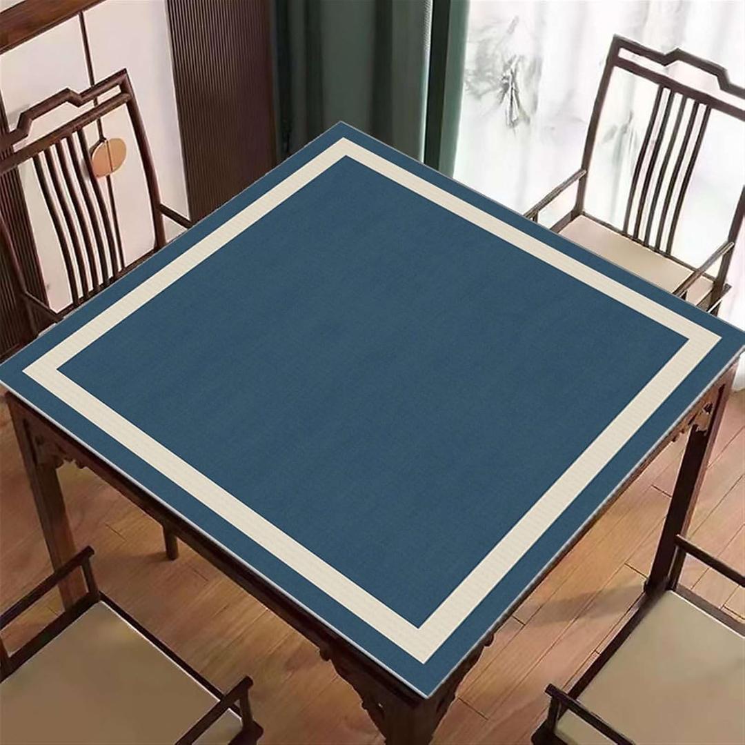 Icegrey Table Cover for Mahjong, Mahjong Table Mat 32" X 32", Style 18