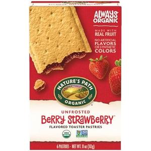 Nature's Path Organic Unfrosted Berry Strawberry Toaster Pastries, 11 Ounce (Pack of 3), Non-GMO, Made From Real Berries 2026 APR 30
