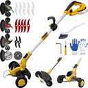 12" Cordless Weed Wacker for Dewalt 20V Max Battery, Electric Weed Eater