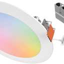 HLB6099WZRGBWMWR: HALO 6 Smart Wi-Fi Slim Canless LED Downlight Powered by WiZ Pro, Dimmable Full Color with Smart Home Integration