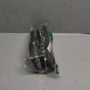 LeIsfIt Womens Wide Slippers Adjustable Diabetic Slippers Warm Cozy Slip on House Slipper Non-slip Memory Foam Winter House Shoes Indoor Outdoor (Black Flower) 9