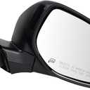 TRQ Passenger Side Mirror Assembly Power Heated Blind Spot Turn Signal Foldaway Paint to Match Compatible with 2020-2021 Subaru Legacy; 2020-2021 Outback