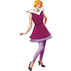 Rubies womens The Jetsons Jane Jetson Costume Dress and Leggings (Large, As Shown) Rubies womens The Jetsons Jane Jetson Costume Dress and Leggings (Large, As Shown)