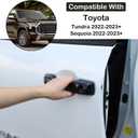 Aunginsy Auto Exterior Door Handle Protective Trim Cover Compatible with Toyota Tundra/Sequoia 2022-2025 Car Front Rear Outside Door Handle Outer Trim Cover Protector Decoration Covers ABS Accessories