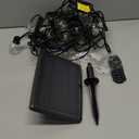 addlon 56FT(50+6) Solar String Lights Outdoor with Remote, 27 Shatterproof G40 Bulbs, Solar Powered & USB Charging Patio Lights, Dimmable Waterproof Solar String Lights for Outside, Camping, Backyard