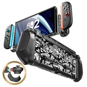 Mumba Dockable Case for Nintendo Switch 2 2025, [Blade Series] TPU Grip Protective Cover Accessories Compatible with Switch 2 7.9 Inch and Quick-Release Joy-Con Design (Skidz)