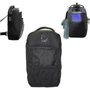 FB Fittbag Magnetic Gym Bag with Water Bottle Holder & Strap for Men - Small Medium Crossbody Sling Bags, Workout Carrier Holders with Pockets, Magnet Lock Pouch, Life Fitness Golf Caddy
