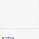 PrintWorks Professional 3 2/3" Horizontal Perforated Paper 8.5” x 11” - Perfect For W-2, 1099, & Statement Use - Made in the USA - 500 Sheets - 24 lb - Printer Compatible - White (04126)