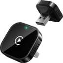 Wireless CarPlay Adapter for iPhone (2026 Upgraded), Mini Plug & Play for Cars with Factory Wired Apple CarPlay, Fast & Stable Connection, Easy Setup, Wide Vehicle Compatibility (Black)