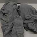 H.VERSAILTEX Super Stretch Individual Seat Cushion Covers, Thick Jacquard Textured Twill Fabric (3 Piece XL Sofa Cushion Covers, Grey)