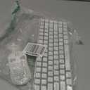 RedThunder K84 Wireless Keyboard and Mouse Combo, Rainbow Backlit Rechargeable Battery, 75% Layout TKL Ultra Compact Gaming Keyboard & Lightweight 3200 DPI Honeycomb Optical Mouse (White)