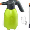 ES2-PRO Electric Spray Bottle 2L/0.5Gallon, Rechargeable Battery Powered Sprayer Spray 60 Bottles On a Single Charge, Automatic Plant MisterPump Sprayer,Indoor Watering Can for Plants (Green)