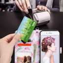 ULAK Compatible with iPhone 8 Plus/7 Plus Wallet Case for Women Girls, Premium PU Leather Flip Cover with Card Holders, Kickstand Feature Protective Purse Case 5.5 Inch,Floral