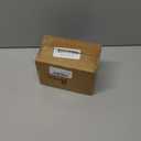 Qunclay 6 Pcs 2x3 2.5x3.5 3.2x3.2 Christmas Brass Picture Frame Ornaments Square Rectangle Octagon Christmas Metal Double Glass Hanging Photo Frame with Metal Chain for Xmas Tree Decorations(Gold)