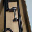 ERYTLLY Heavy Duty Deck Hook, Extensible and Adjustable Deck Hook with 2" Non Slip Horizontal Clamp for Hanging Bird Feeder, Plants, Suet Baskets,Wind Chimes,Lanterns and More