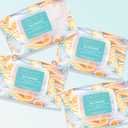 Pacifica Vegan Face Cleansing Wipes, Makeup Remover Wipes w/Glycolic Acid, Aloe Vera & Coconut Water Exfoliating & Hydrating Facial Towelettes for All Skin Types (120 Count) Clean Beauty Cruelty-Free