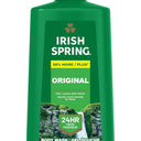 Irish Spring Original Moisturizing Body Wash for Men, 24-Hour Fresh, Face and Body Wash, Biodegradable Ingredients, Paraben Free, Cool Fresh Scent, 30 fl oz Pump Bottle, 4 Bottles