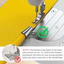 TIGARI Sewing Rolled Hemmer Foot, 8 Sizes Rolled Hem Presser Foot, Wide Rolled Hem Pressure Foot Sewing Machine Feet Hemming Machine Hand Sewing Machine Sewing Accessories, Rolled Hem 8pc