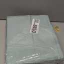 Mueller Luxury 6 PC Full Size Bed Sheets, Super Soft 1800, Deep Pocket up to 16" Full Size Sheets, Transfers Heat, Breathes Better, Hypoallergenic, Wrinkle-Resistant, Oeko-TEX, Light Teal