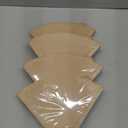 200 Count Coffee Filters #4, Disposable Cone Coffee Filters 8-12 Cup, Unbleached Natural Paper Size 04 Paper Filters for Pour Over and Drip Coffee Maker