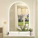 Arched Backlit LED Lighted Bathroom Mirror 32x48
