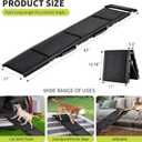 Garvee 63" Wide Folding Dog Ramp for Car, 17" Long Heavy Duty Non-Slip Portable Pet Ramp, Large Dogs Up to 250 lbs, Outdoor & Indoor Use