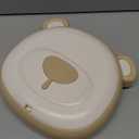 Travel Potty Seat for ToddlerFoldable Car Potty for Toddler, Portable Toilet Seat for Kids with Potty Liners, Absorbent Pads, Portable Potty Seat for Toddler Travel, Camping And Outdoor Use (Upgraded Sturdy-Khaki)