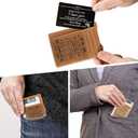 Son Memorial Gifts - Personalized Pocket Wallet For Daughter Gifts - 18th Birthday Graduation Christmas Gifts