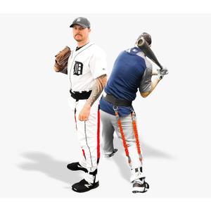VPX Baseball Training Harness. Adds 4-6MPH Power and Velocity. Custom Fit. For Hitting, Pitching, All Ages. (Waist SML (20" - 30"))