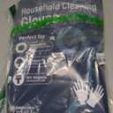 Bamllum Rubber Kitchen Dishwashing Gloves - 4 Pairs Colorful Reusable Household Cleaning Gloves for Washing Dishes and Cleaning Tasks, Flexible Long-lasting and Non-Slip (Large, Blue+Pink+Yellow+Red)