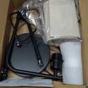 Innqoo Tall Table Lamp with USB Port and Outlet, Dimmable Nightstand Bedside Lamps with Linen Lampshade, Desk Lamp for Bedroom, Living Room, Guest Room, Home Office, LED Bulb Included (A-Beige Shade& Black Base)