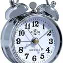 KEYPOWER Alarm Clock Mechanical Wind Twin Bell Double Bell Small