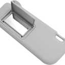 74320-02B21 74310-02K91 Left Driver Side Sun Visor, Replacement for Toyota Corolla 2014 2015 2016 2017 (Gray)