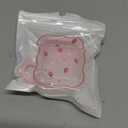 Compatible with Airpods Case Strawberry, Cute Case with Keychain for Women Clear Thin Soft Silicone Kawaii Cartoon Protective Cover for AirPods 2&1 Charging Case (Pink)