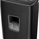 Bonsaii Paper Shredder, 8-Sheet Crosscut Shredder with 4.2 Gallon Bin Shred Credit Card/Mail/Staple/Clip, P-4 Security Level Document Shredder with Handle for Home Office (C261-C)