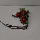 Okngr Artificial Pomegranate Branch, 3pcs Artificial Rosehip Berries 31.5inch Fake Berries Decor Simulation Pomegranate Bouquet Artificial Branches Winter Decorative for Home, Holiday Decoration (Red)