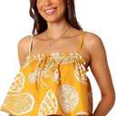 Petal & Pup Women's Honey Top (X-Large, Yellow)