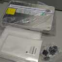 Bonsenkitchen Vacuum Sealer Machine, Stainless Steel Food Sealer Vacuum Sealers with 1 Roll & 5 Bags, 5 Food Vacuum Modes, Built-in Cutter & Bag Storage (White Silver)