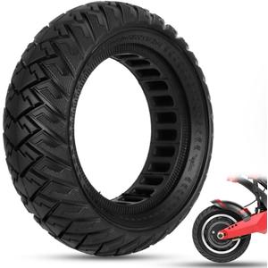 10x3 255x80 60/65-6 Off Road Solid Tire, Fit fot Joyor S10-S/ Y7-S Kugookirin G3PRO/ M4Pro Yume Y10/ D4+ Electric Scooter, Wear resistant, puncture resistant Tubeless Tire