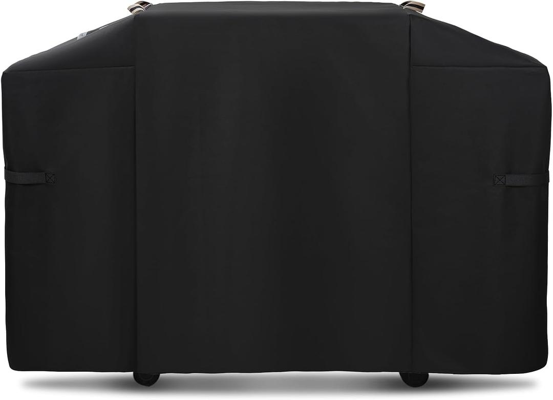 Griddle Cover for Weber 28 Inch Griddle,600D Heavy Duty Rip-Proof Material Flat Top Grill Cover,Waterproof UV and Fade Resistant BBQ Grill Cover with Straps for More 3 Burner Outdoor Griddle