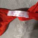 Avidlove Women Deep V Lingerie Mini One Piece Lace Bodysuit Red (XL, Red)