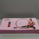 Beakabao Exercise Weighted Hoops for Adults and Kids, Adjustable 8 Sections 2LB Detachable Fitness Hoop, Weight Loss Core Strength Workout Sport