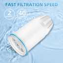 Water Filter Replacement for ZERO Filters Pitchers and Dispensers, 4 Pack Water Filters Replacement ZR-001 ZR-017 ZR-004 ZP010, 5-Multi-Stage Filter System Reduce Lead, Chromium,TDS by APPLIANCEMENTS